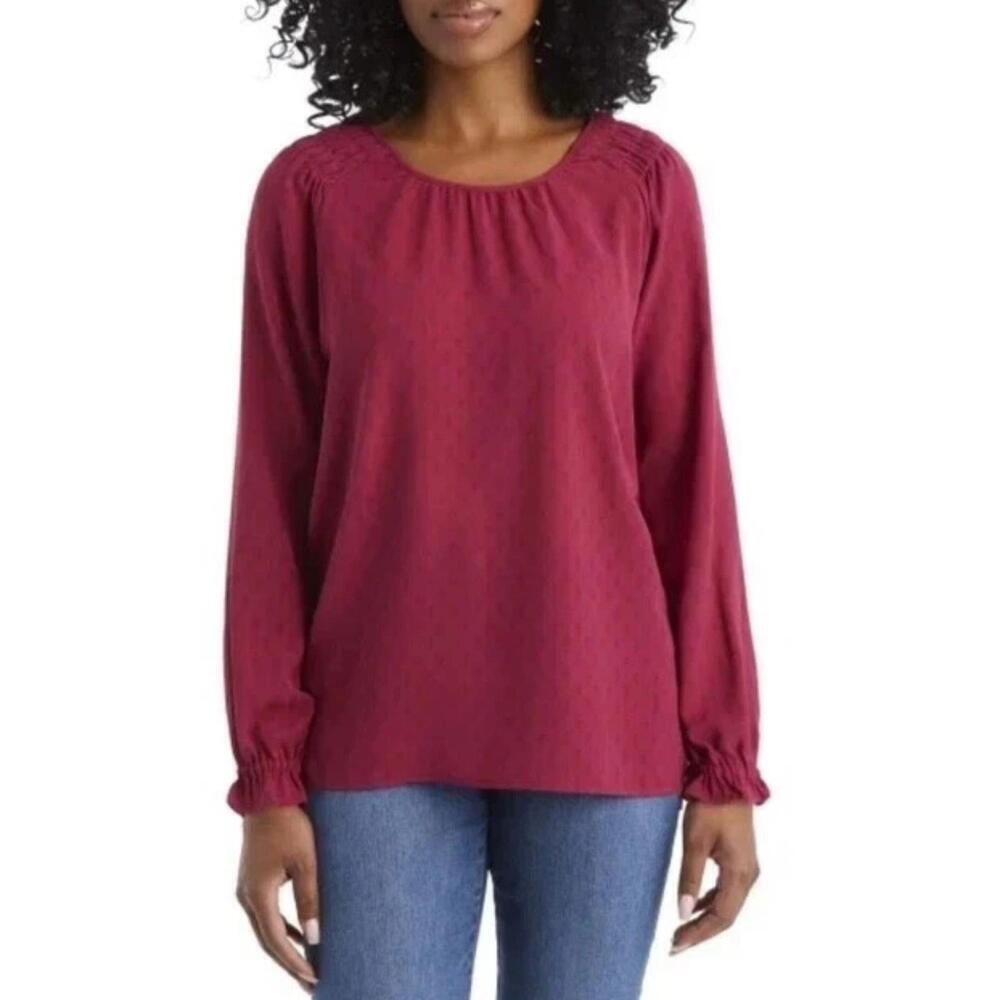 Jesica Simpson Women's Textured , Red. Size S. BP